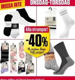 ÖoB Alla strumpor! erbjuda