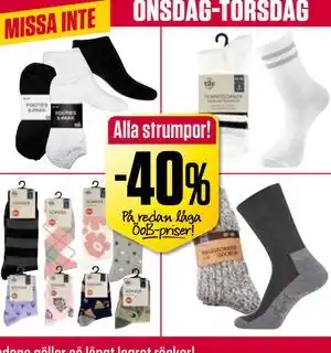 ÖoB Alla strumpor! erbjuda