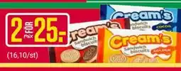 ÖoB Cream's Sandwich biscuits erbjuda
