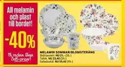 ÖoB All melamin och plast till bordet! erbjuda