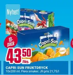 ÖoB CAPRI SUN FRUKTDRYCK erbjuda