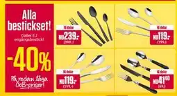 ÖoB Alla bestickset! erbjuda