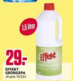 ÖoB EFFEKT GRÖNSÅPA erbjuda