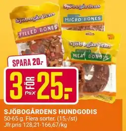 ÖoB SJÖBOGÅRDENS HUNDGODIS erbjuda
