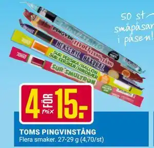 ÖoB TOMS PINGVINSTÅNG erbjuda