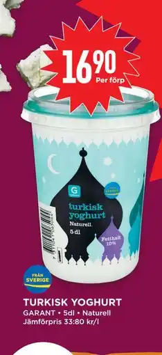 Willys TURKISK YOGHURT erbjuda