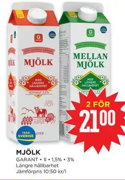 Willys MJÖLK erbjuda