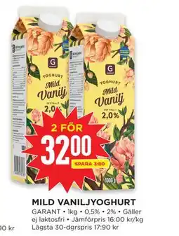 Willys MILD VANILJYOGHURT erbjuda