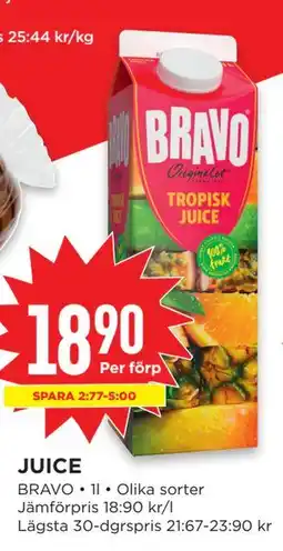 Willys JUICE erbjuda