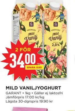 Willys Hemma MILD VANILJYOGHURT erbjuda