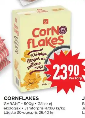 Willys Hemma CORNFLAKES erbjuda