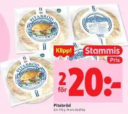 ICA Kvantum Pitabröd, Medlemspris erbjuda
