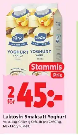 ICA Kvantum Laktosfri Smaksatt Yoghurt, Medlemspris erbjuda