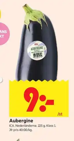 ICA Kvantum Aubergine erbjuda
