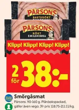 ICA Kvantum Smörgåsmat erbjuda