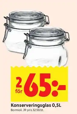 ICA Kvantum Konserveringsglas 0,5L erbjuda