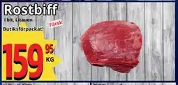 Supergrossen Rostbiff erbjuda