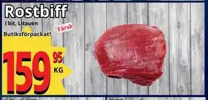 Supergrossen Rostbiff erbjuda