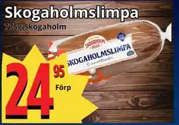 Supergrossen Skogaholmslimpa erbjuda