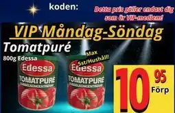 Supergrossen Tomatpuré, Medlemspris erbjuda
