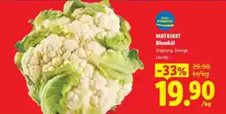 Lidl MATRIKET Blomkål erbjuda