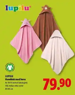 Lidl LUPILU Handduk med huva erbjuda