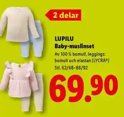 Lidl LUPILU Baby-muslinset erbjuda