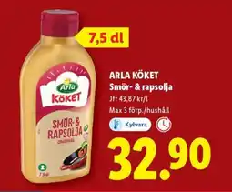 Lidl Arla köket smör & rapsolja erbjuda