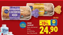 Lidl Fazer lantbröd erbjuda