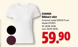 Lidl ESMARA Ribbade t-shirt erbjuda