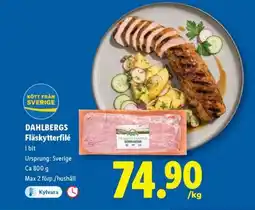 Lidl Dahlbergs Fläskytterfilé erbjuda