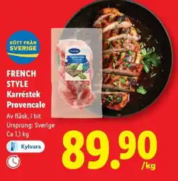 Lidl French Style Karréstek Provencale erbjuda
