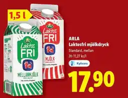 Lidl Arla Laktosfri Mjölkdryck erbjuda
