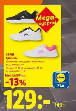 Lidl CRIVIT Sportskor erbjuda