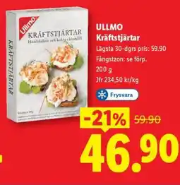 Lidl ULLMO Kräftstjärtar erbjuda