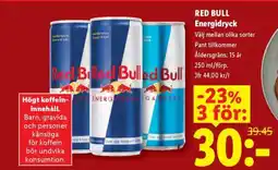 Lidl Red Bull Energydryck erbjuda