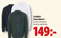 Lidl LIVERGY Linneskjorta erbjuda