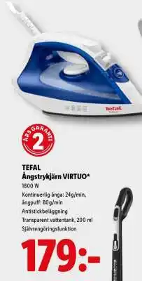 Lidl TEFAL Ångstrykjärn VIRTUO erbjuda