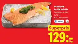 Lidl Poseidon Laxfilé hel sida erbjuda