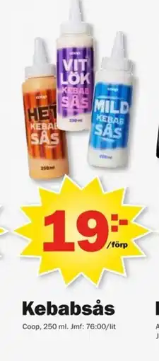 Pekås Kebabsås erbjuda