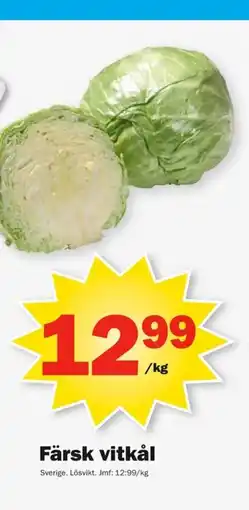Pekås Färsk vitkål erbjuda