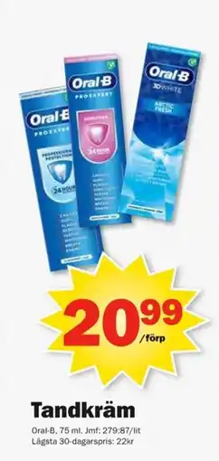 Pekås Tandkräm erbjuda