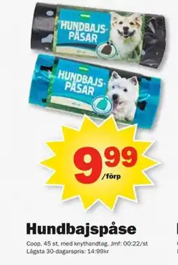Pekås Hundbajspåse erbjuda