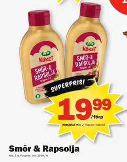 Pekås Smör & Rapsolja erbjuda