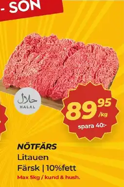 Matrix Butikerna Nötfärs erbjuda