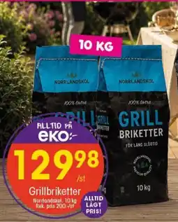 EKO Norrlandskol Grillbriketter erbjuda