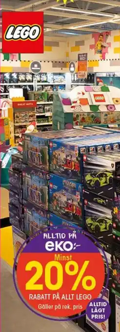 Rabatt på allt Lego