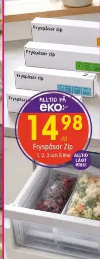 EKO Fryspåsar Zip erbjuda