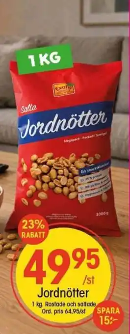 Jordnötter