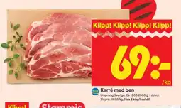 ICA Supermarket Karré med ben erbjuda